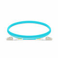 SFPS 5m (16ft) Fiber Patch Cable, 2 Fibers, LC UPC Duplex to LC UPC Duplex, Multimode (OM4), Riser (OFNR), 1.2mm, Tight-Buffered, Aqua SFPS