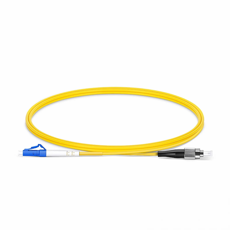 SFPS 1m (3ft) Fiber Patch Cable, 1 Fiber, LC UPC Simplex to FC UPC Simplex, Single Mode (OS2), Riser (OFNR), 2.0mm, Tight-Buffered, Yellow SFPS