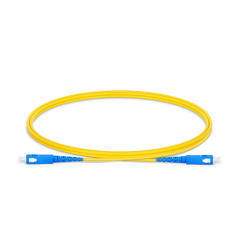 SFPS 1m (3ft) Fiber Patch Cable, 1 Fiber, SC UPC Simplex to SC UPC Simplex, Single Mode (OS2), Riser (OFNR), 2.0mm, Tight-Buffered, Yellow SFPS