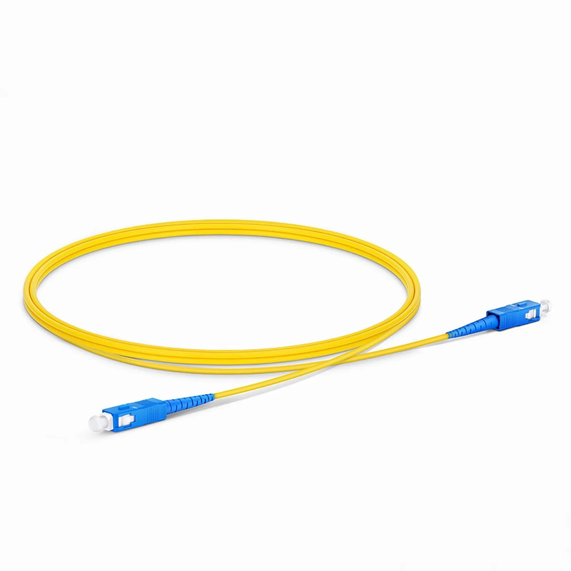 SFPS 1m (3ft) Fiber Patch Cable, 1 Fiber, SC UPC Simplex to SC UPC Simplex, Single Mode (OS2), Riser (OFNR), 2.0mm, Tight-Buffered, Yellow SFPS