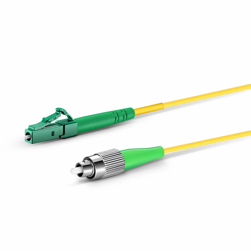 SFPS 1m (3ft) Fiber Patch Cable, 1 Fiber, LC APC Simplex to FC APC Simplex, Single Mode (OS2), Riser (OFNR), 2.0mm, Tight-Buffered, Yellow SFPS