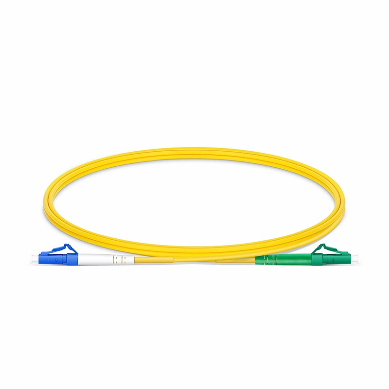 SFPS 1m (3ft) Fiber Patch Cable, 1 Fiber, LC UPC Simplex to LC APC Simplex, Single Mode (OS2), Riser (OFNR), 2.0mm, Tight-Buffered, Yellow SFPS