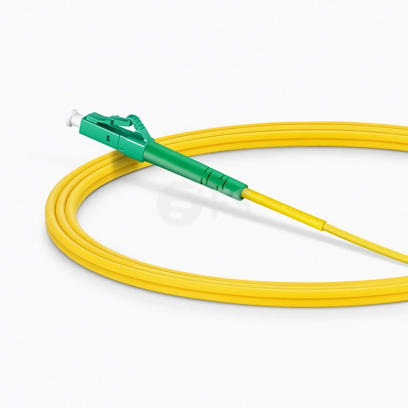 SFPS 2m (7ft) Fiber Patch Cable, 1 Fiber, LC UPC Simplex to LC APC Simplex, Single Mode (OS2), Riser (OFNR), 2.0mm, Tight-Buffered, Yellow SFPS