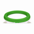 SFPS 15m (49ft) Fiber Patch Cable, 1 Fiber, LC UPC Simplex to LC UPC Simplex, Multimode (OM5), Riser (OFNR), 2.0mm, Tight-Buffered, Lime Green SFPS