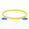 SFPS 1m (3ft) Fiber Patch Cable, 2 Fibers, LC UPC Duplex to LC UPC Duplex Standard Clip Uniboot, Single Mode (OS2), Riser (OFNR), 2.0mm, Yellow SFPS
