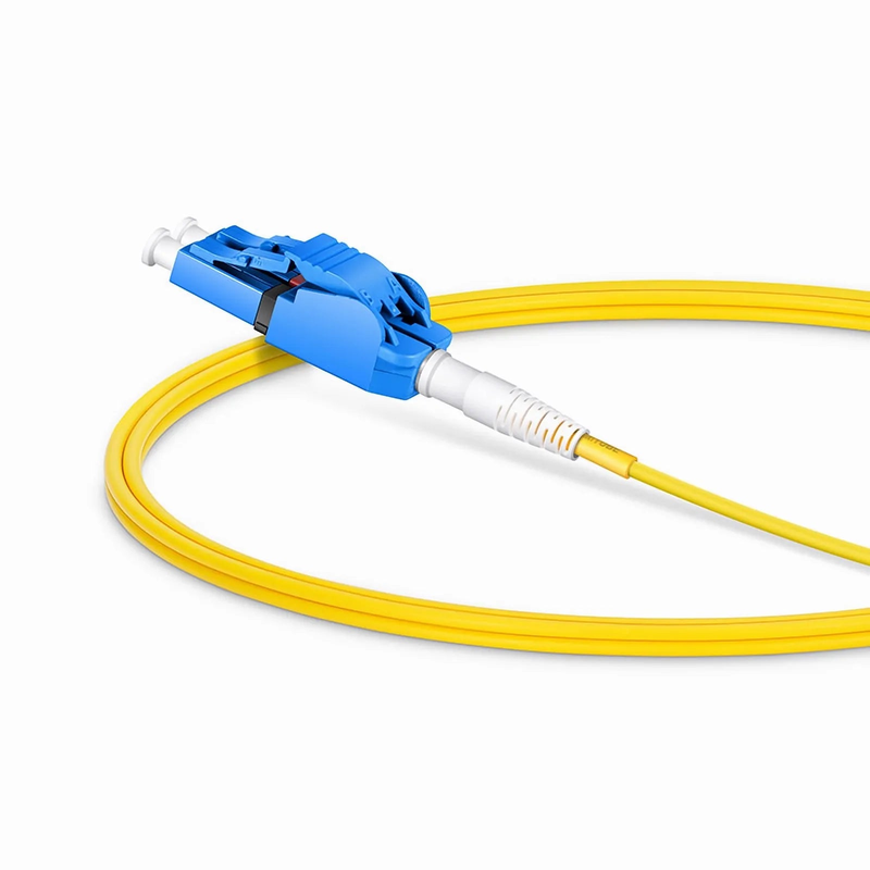 SFPS 1m (3ft) Fiber Patch Cable, 2 Fibers, LC UPC Duplex to LC UPC Duplex Switchable Clip Uniboot, Single Mode (OS2), Riser (OFNR), 2.0mm, Yellow SFPS