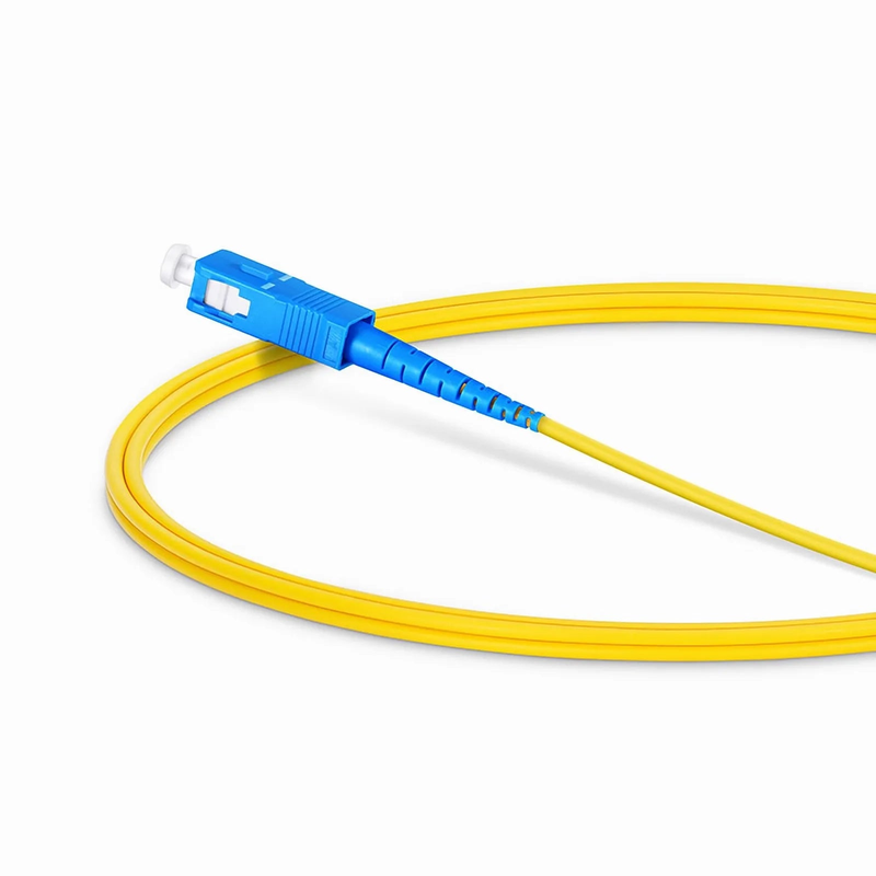 SFPS 1m (3ft) Fiber Patch Cable, 1 Fiber, LC APC Simplex to SC UPC Simplex, Single Mode (OS2), Riser (OFNR), 2.0mm, Tight-Buffered, Yellow SFPS