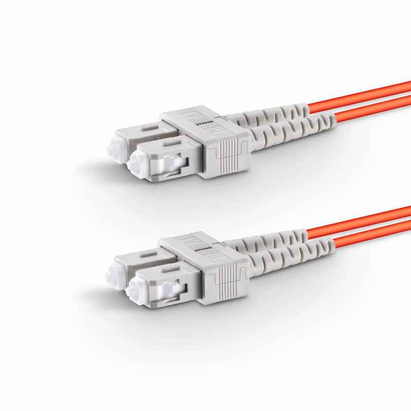 SFPS 1m (3ft) Fiber Patch Cable, 2 Fibers, SC UPC Duplex to SC UPC Duplex, Multimode (OM2), Riser (OFNR), 2.0mm, Tight-Buffered, Orange SFPS