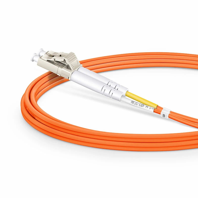 SFPS 2m (7ft) Fiber Patch Cable, 2 Fibers, LC UPC Duplex to SC UPC Duplex, Multimode (OM2), Riser (OFNR), 2.0mm, Tight-Buffered, Orange SFPS