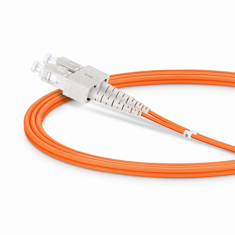 SFPS 1m (3ft) Fiber Patch Cable, 2 Fibers, LC UPC Duplex to SC UPC Duplex, Multimode (OM2), Riser (OFNR), 2.0mm, Tight-Buffered, Orange SFPS