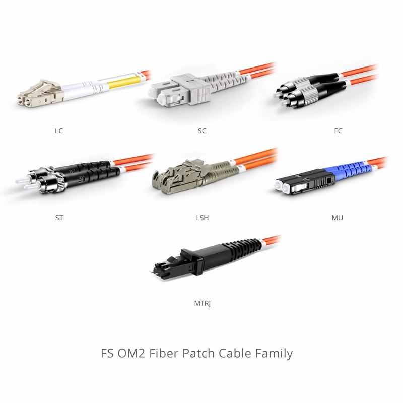SFPS 1m (3ft) Fiber Patch Cable, 2 Fibers, LC UPC Duplex to SC UPC Duplex, Multimode (OM2), Riser (OFNR), 2.0mm, Tight-Buffered, Orange SFPS