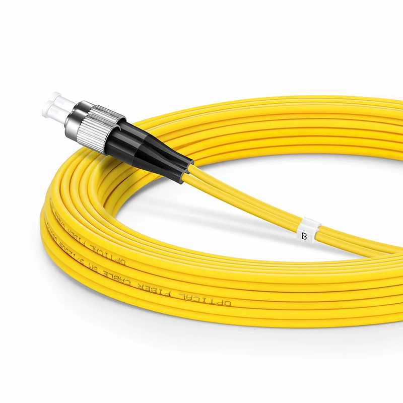 SFPS 5m (16ft) Fiber Patch Cable, 2 Fibers, LC UPC Duplex to FC UPC, Single Mode (OS2), Riser (OFNR), 2.0mm, Tight-Buffered, Yellow SFPS