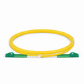 SFPS 1m (3ft) Fiber Patch Cable, 2 Fibers, LC APC Duplex to LC APC Duplex, Single Mode (OS2), Riser (OFNR), 2.0mm, Tight-Buffered, Yellow SFPS