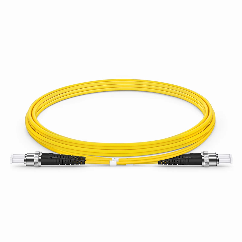 SFPS 2m (7ft) Fiber Patch Cable, 2 Fibers, ST UPC to ST UPC, Single Mode (OS2), Riser (OFNR), 2.0mm, Tight-Buffered, Yellow SFPS