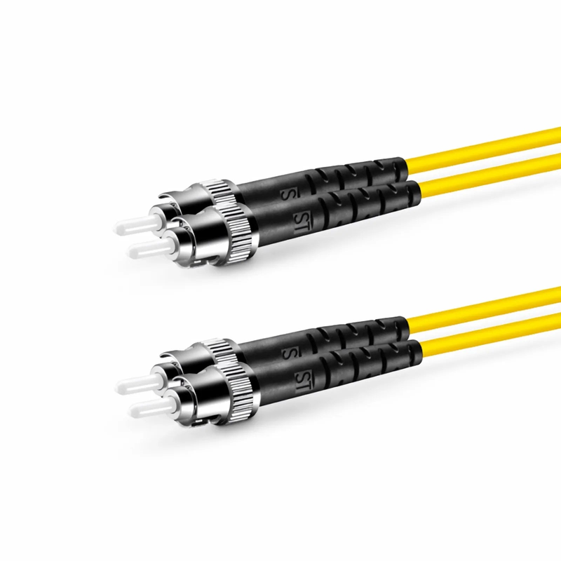 SFPS 2m (7ft) Fiber Patch Cable, 2 Fibers, ST UPC to ST UPC, Single Mode (OS2), Riser (OFNR), 2.0mm, Tight-Buffered, Yellow SFPS