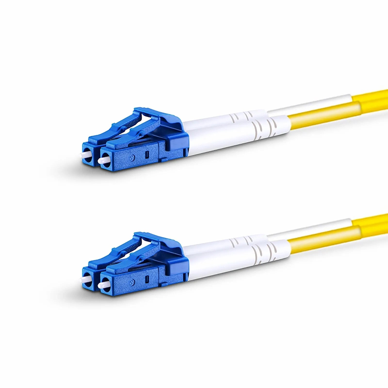 SFPS 1m (3ft) Fiber Patch Cable, 2 Fibers, LC UPC Duplex to LC UPC Duplex, Single Mode (OS2), Riser (OFNR), 2.0mm, Tight-Buffered, Yellow, 10 Pcs/Pack SFPS
