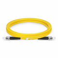 SFPS 3m (10ft) Fiber Patch Cable, 2 Fibers, ST UPC to ST UPC, Single Mode (OS2), Riser (OFNR), 2.0mm, Tight-Buffered, Yellow SFPS