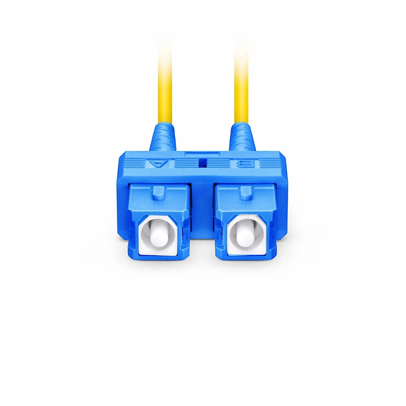 SFPS 1m (3ft) Fiber Patch Cable, 2 Fibers, SC UPC Duplex to SC UPC Duplex, Single Mode (OS2), Riser (OFNR), 2.0mm, Tight-Buffered, Yellow SFPS