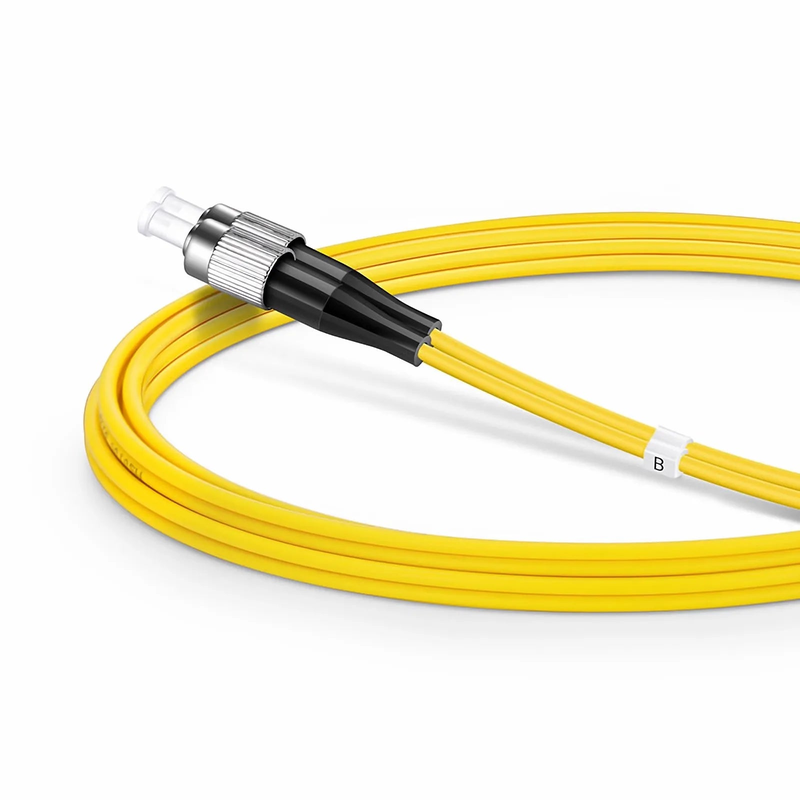 SFPS 2m (7ft) Fiber Patch Cable, 2 Fibers, LC UPC Duplex to FC UPC, Single Mode (OS2), Riser (OFNR), 2.0mm, Tight-Buffered, Yellow SFPS