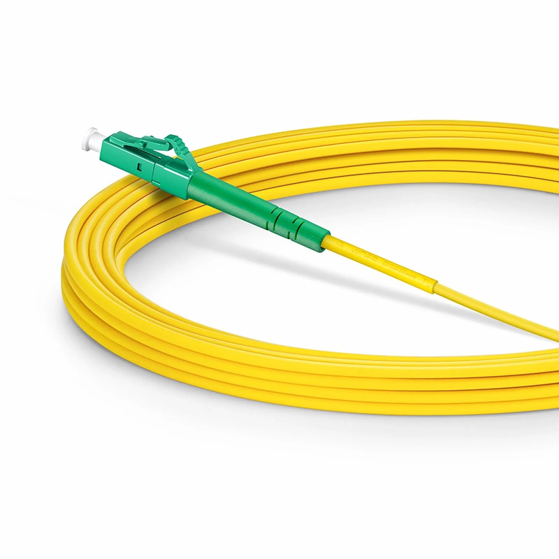 SFPS 7m (23ft) Fiber Patch Cable, 1 Fiber, LC APC Simplex to SC APC Simplex, Single Mode (OS2), Riser (OFNR), 2.0mm, Tight-Buffered, Yellow SFPS