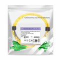 SFPS 1m (3ft) Fiber Patch Cable, 1 Fiber, SC APC Simplex to SC APC Simplex, Single Mode (OS2), Riser (OFNR), 2.0mm, Tight-Buffered, Yellow, 10 Pcs/Pack SFPS