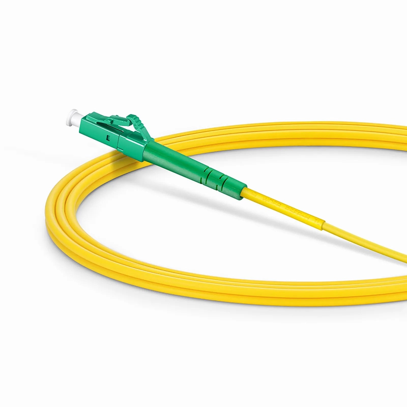 SFPS 2m (7ft) Fiber Patch Cable, 1 Fiber, LC APC Simplex to SC APC Simplex, Single Mode (OS2), Riser (OFNR), 2.0mm, Tight-Buffered, Yellow SFPS