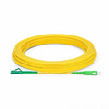 SFPS 10m (33ft) Fiber Patch Cable, 1 Fiber, LC APC Simplex to SC APC Simplex, Single Mode (OS2), Riser (OFNR), 2.0mm, Tight-Buffered, Yellow SFPS