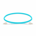 SFPS 3m (10ft) Fiber Patch Cable, 1 Fiber, LC UPC Simplex to LC UPC Simplex, Multimode (OM4), Riser (OFNR), 1.2mm, Tight-Buffered, Aqua SFPS