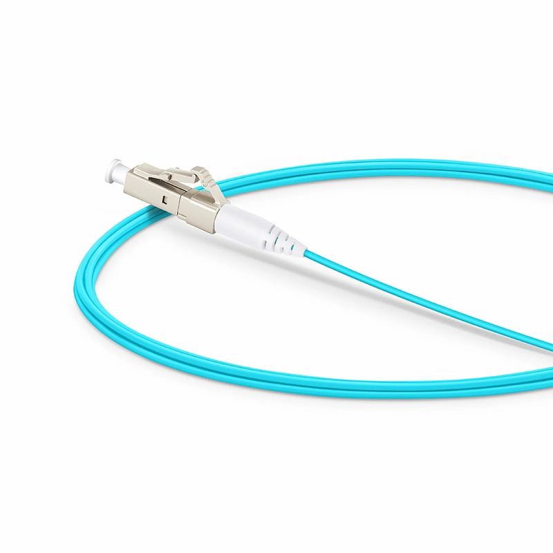 SFPS 2m (7ft) Fiber Patch Cable, 1 Fiber, LC UPC Simplex to LC UPC Simplex, Multimode (OM4), Riser (OFNR), 1.2mm, Tight-Buffered, Aqua SFPS
