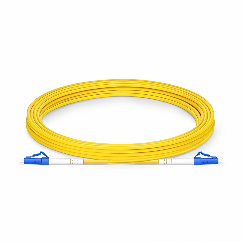 SFPS 5m (16ft) Fiber Patch Cable, 1 Fiber, G.657.A2, LC UPC Simplex to LC UPC Simplex, Single Mode (OS2), Riser (OFNR), 2.0mm, Tight-Buffered, Yellow SFPS