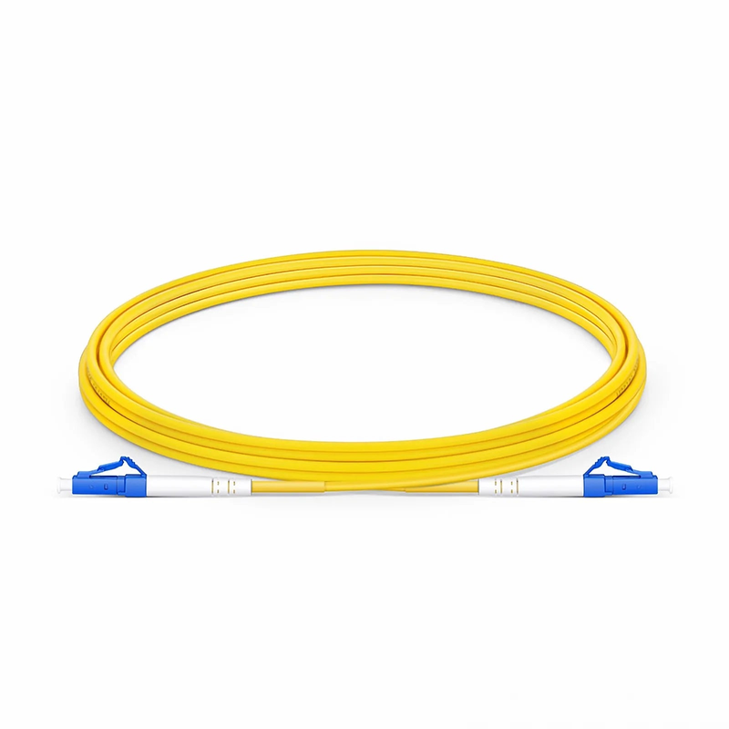 SFPS 3m (10ft) Fiber Patch Cable, 1 Fiber, G.657.A2, LC UPC Simplex to LC UPC Simplex, Single Mode (OS2), Riser (OFNR), 2.0mm, Tight-Buffered, Yellow SFPS
