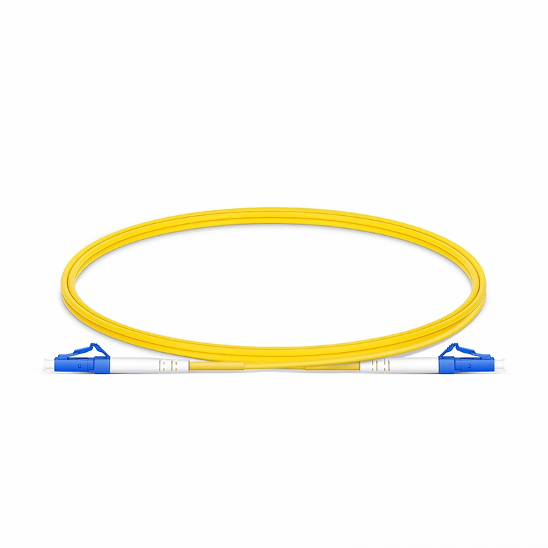 SFPS 1m (3ft) Fiber Patch Cable, 1 Fiber, G.657.A2, LC UPC Simplex to LC UPC Simplex, Single Mode (OS2), Riser (OFNR), 2.0mm, Tight-Buffered, Yellow SFPS