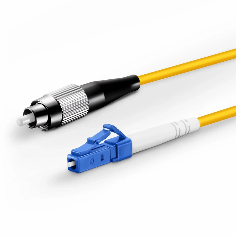SFPS 1m (3ft) Fiber Patch Cable, 1 Fiber, LC UPC Simplex to FC UPC Simplex, Single Mode (OS2), Riser (OFNR), 2.0mm, Tight-Buffered, Yellow SFPS