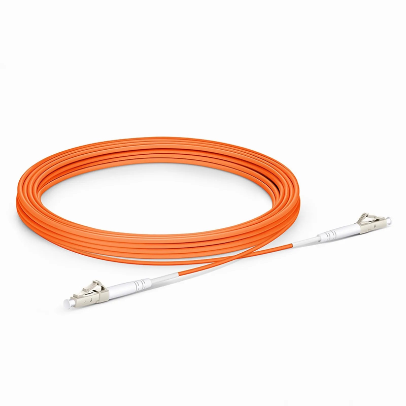 SFPS 5m (16ft) Fiber Patch Cable, 1 Fiber, G.651, LC UPC Simplex to LC UPC Simplex, Multimode (OM1), Riser (OFNR), 2.0mm, Tight-Buffered, Orange SFPS