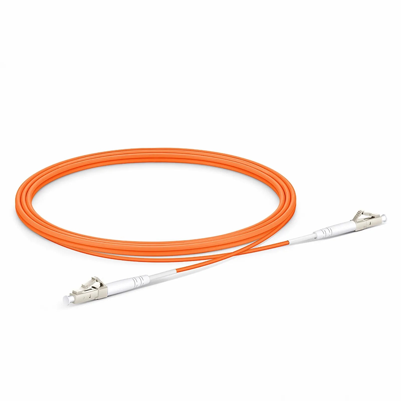 SFPS 2m (7ft) Fiber Patch Cable, 1 Fiber, G.651, LC UPC Simplex to LC UPC Simplex, Multimode (OM1), Riser (OFNR), 2.0mm, Tight-Buffered, Orange SFPS