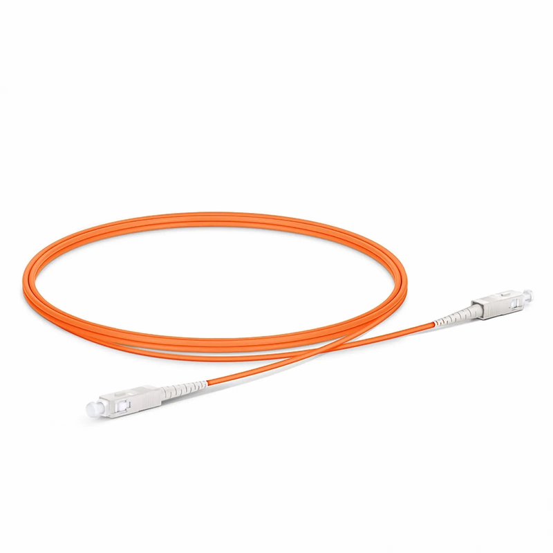 SFPS 1m (3ft) Fiber Patch Cable, 1 Fiber, G.651, SC UPC Simplex to SC UPC Simplex, Multimode (OM1), Riser (OFNR), 2.0mm, Tight-Buffered, Orange SFPS