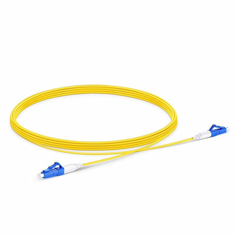 SFPS 5m (16ft) Fiber Patch Cable, 1 Fiber, LC UPC Simplex to LC UPC Simplex, Single Mode (OS2), LSZH, 1.2mm, Tight-Buffered, Yellow SFPS