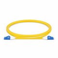 SFPS 1m (3ft) Fiber Patch Cable, 2 Fibers, Short Boot, LC UPC Duplex to LC UPC Duplex, Single Mode (OS2), Riser (OFNR), 2.0mm, Tight-Buffered, Yellow SFPS