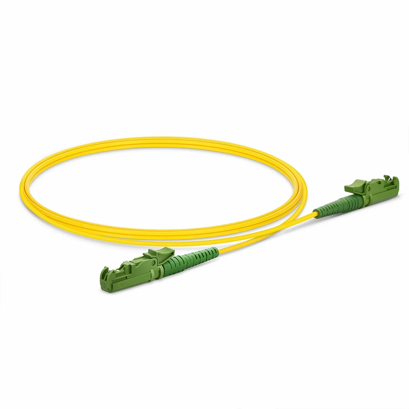 SFPS 1m (3ft) Fiber Patch Cable, 1 Fiber, LSH APC Simplex to LSH APC Simplex, Single Mode (OS2), LSZH, 2.0mm, Tight-Buffered, Yellow SFPS