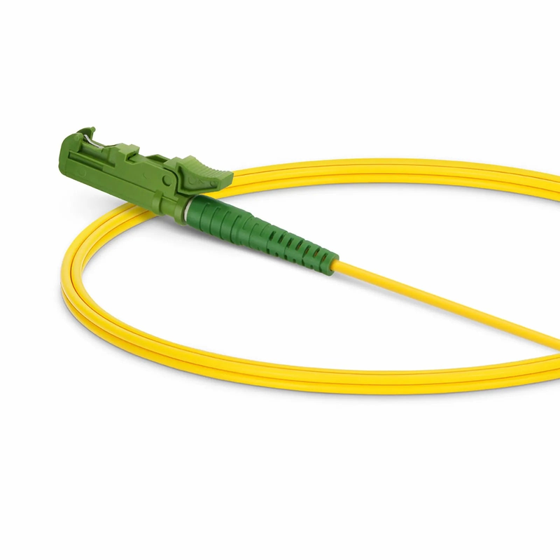 SFPS 1m (3ft) Fiber Patch Cable, 1 Fiber, LSH APC Simplex to LSH APC Simplex, Single Mode (OS2), LSZH, 2.0mm, Tight-Buffered, Yellow SFPS