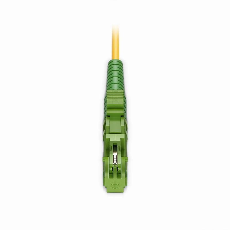 SFPS 1m (3ft) Fiber Patch Cable, 1 Fiber, LSH APC Simplex to LSH APC Simplex, Single Mode (OS2), LSZH, 2.0mm, Tight-Buffered, Yellow SFPS