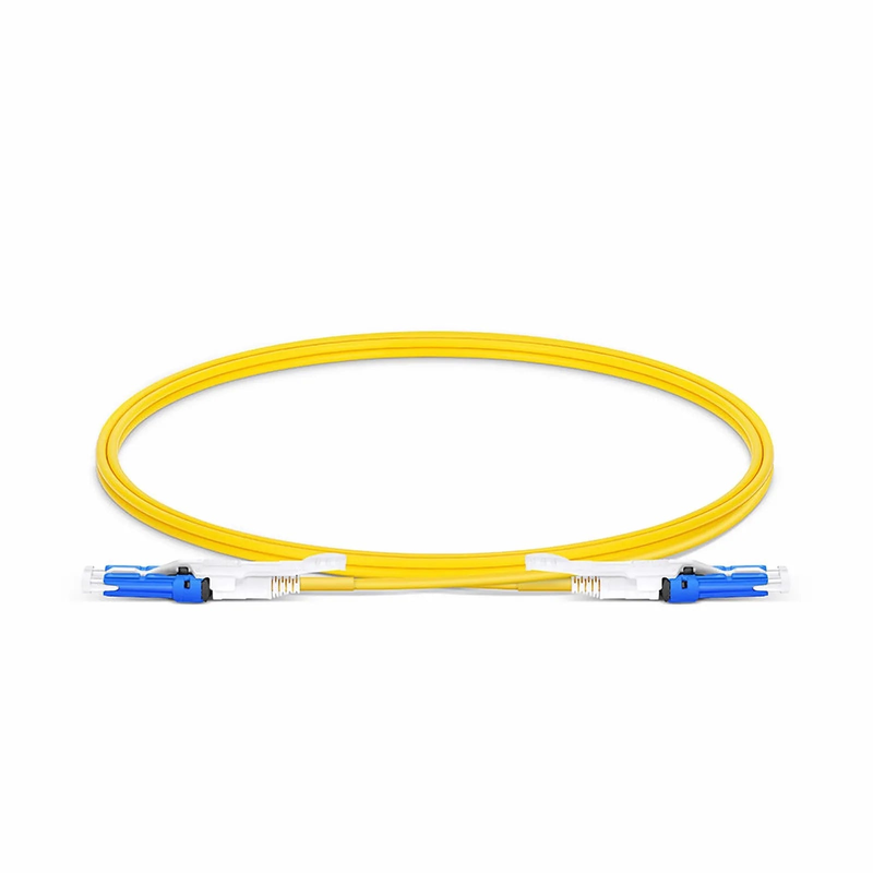 SFPS 1m (3ft) Fiber Patch Cable, 2 Fibers, CSA UPC Duplex to CSA UPC Duplex Uniboot, Single Mode (OS2), Riser (OFNR), 2.0mm, Yellow, for 200/400G Network Connection SFPS