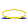 SFPS 1m (3ft) Fiber Patch Cable, 2 Fibers, MDC UPC Duplex to MDC UPC Duplex Uniboot, Single Mode (OS2), Riser (OFNR), 2.0mm, Yellow, for 100/400/800G Network Connection SFPS
