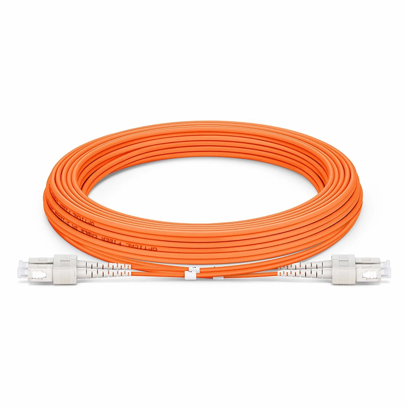 SFPS 5m (16ft) Fiber Patch Cable, 2 Fibers, SC UPC Duplex to SC UPC Duplex, Multimode (OM2), Riser (OFNR), 2.0mm, Tight-Buffered, Orange SFPS