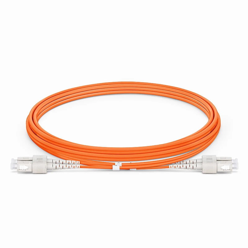 SFPS 2m (7ft) Fiber Patch Cable, 2 Fibers, SC UPC Duplex to SC UPC Duplex, Multimode (OM2), Riser (OFNR), 2.0mm, Tight-Buffered, Orange SFPS