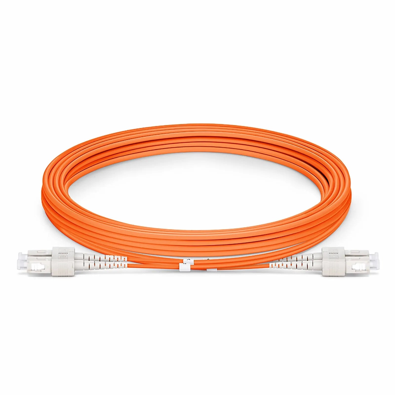 SFPS 3m (10ft) Fiber Patch Cable, 2 Fibers, SC UPC Duplex to SC UPC Duplex, Multimode (OM2), Riser (OFNR), 2.0mm, Tight-Buffered, Orange SFPS