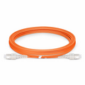 SFPS 3m (10ft) Fiber Patch Cable, 2 Fibers, SC UPC Duplex to SC UPC Duplex, Multimode (OM2), Riser (OFNR), 2.0mm, Tight-Buffered, Orange SFPS