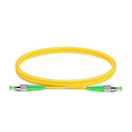 SFPS 1m (3ft) Fiber Patch Cable, 1 Fiber, FC APC Simplex to FC APC Simplex, Single Mode (OS2), Riser (OFNR), 3.0mm, Tight-Buffered, Yellow SFPS