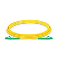 SFPS 3m (10ft) Fiber Patch Cable, 1 Fiber, LC APC Simplex to LC APC Simplex, Single Mode (OS2), Riser (OFNR), 3.0mm, Tight-Buffered, Yellow SFPS