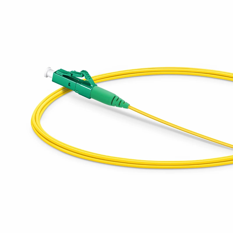 SFPS 2m (7ft) Fiber Patch Cable, 1 Fiber, LC APC Simplex to LC APC Simplex, Single Mode (OS2), Riser (OFNR), 1.2mm, Tight-Buffered, Yellow SFPS